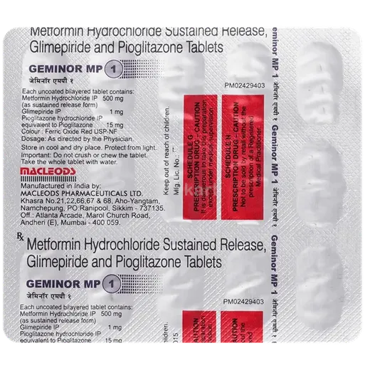geminor m 1mg tablet 15's